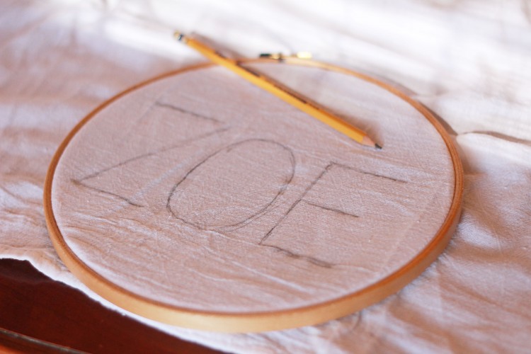 personalized hoop art