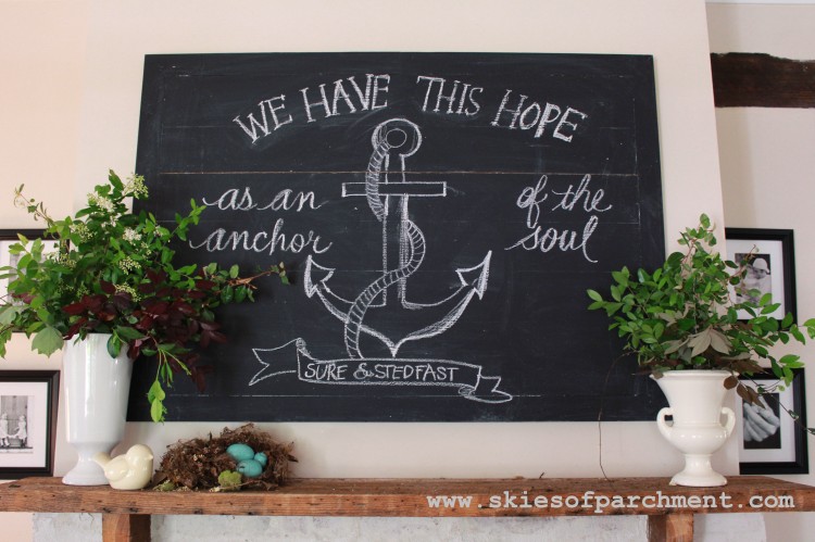 anchor chalkboard