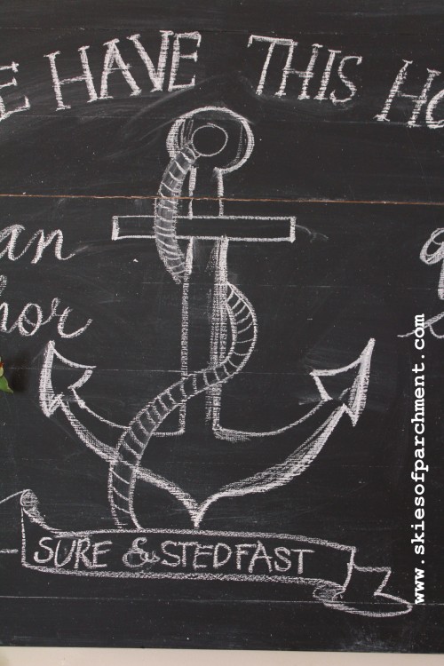 anchor of the soul chalkboard