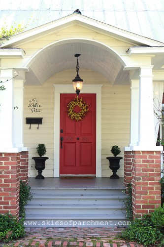 cottage entrance