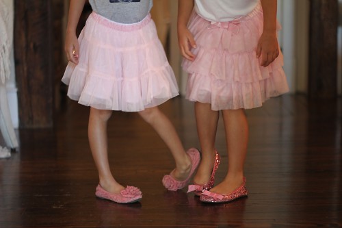 tutus and sparkly shoes