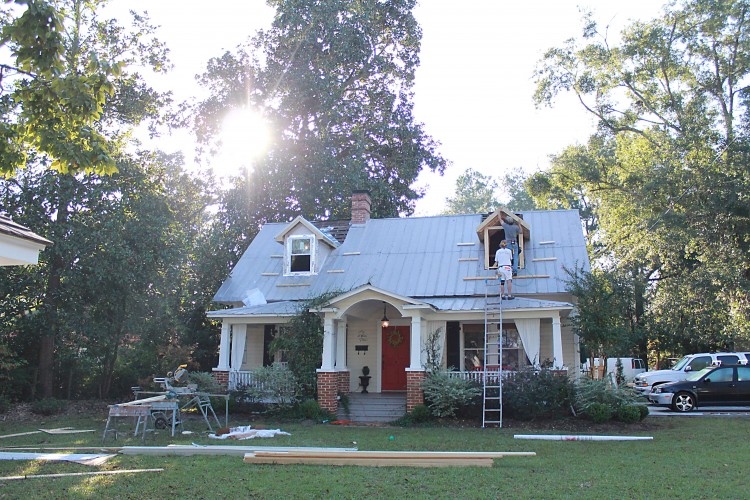 adding dormers to the cottage