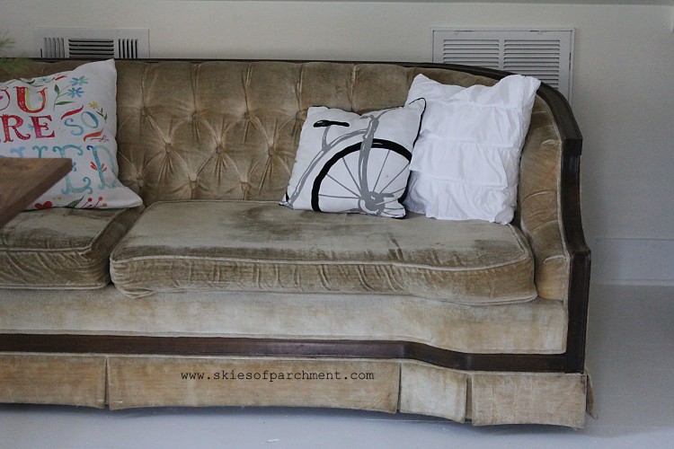 tufted sofa for the office