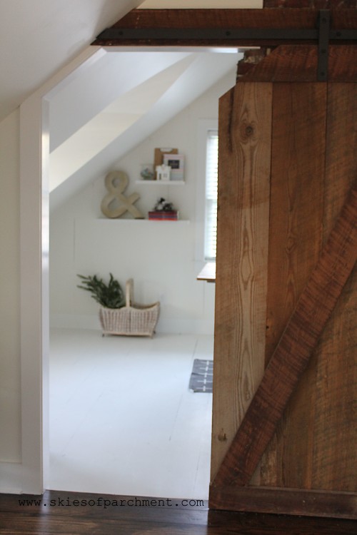 wooden barn door