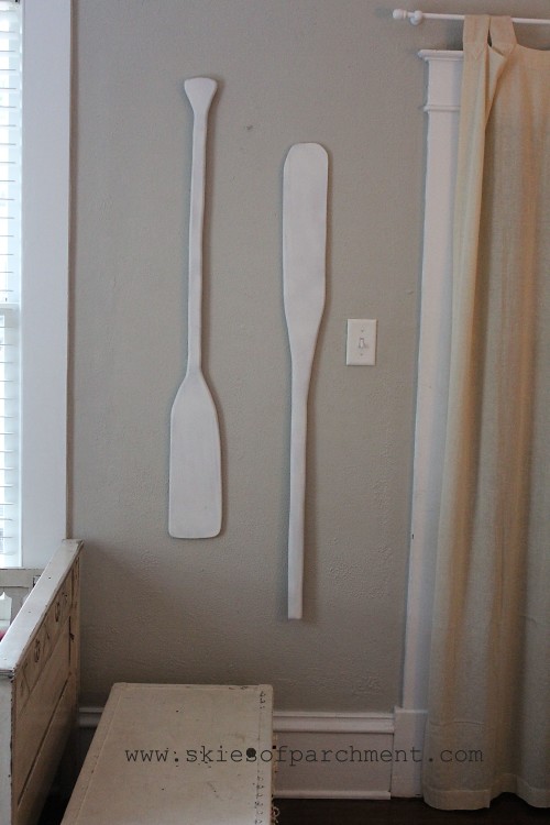 decor with oars