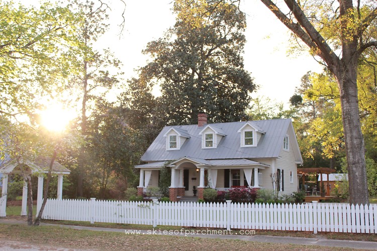 cottage with the morning light