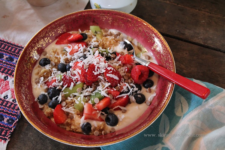 Baby Shower at Claudia's House - yougurt parfait perfection